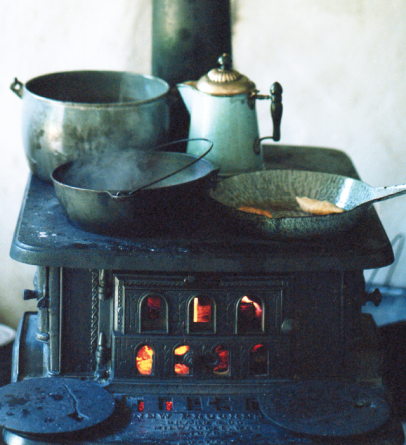 cast iron stove